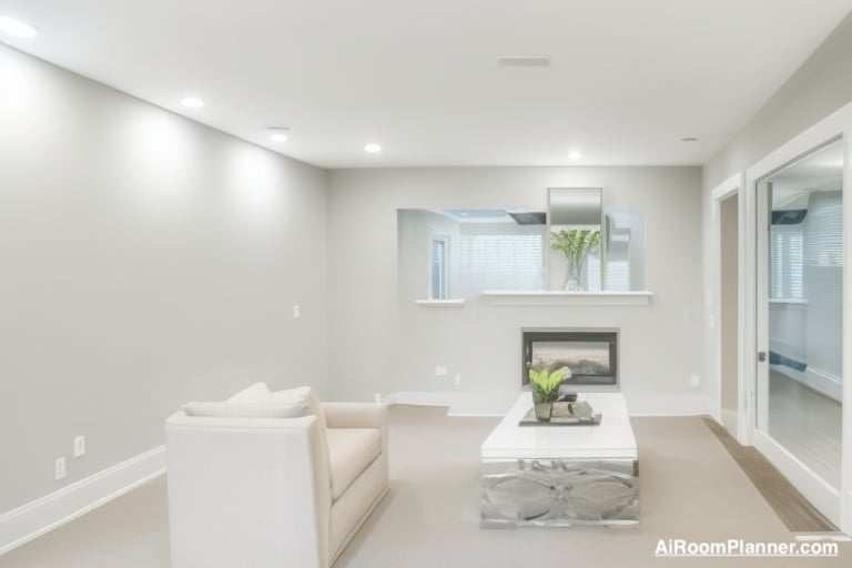 AI Room Planner result